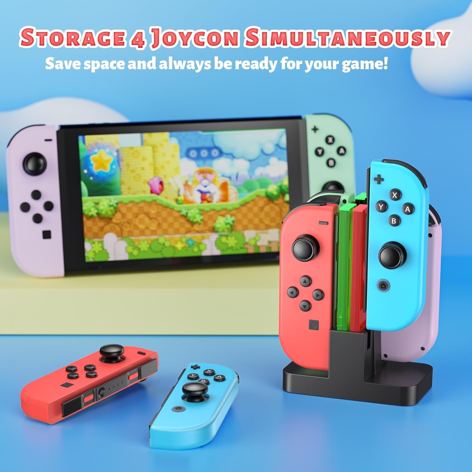 Switch Controller Charger 4 Dock