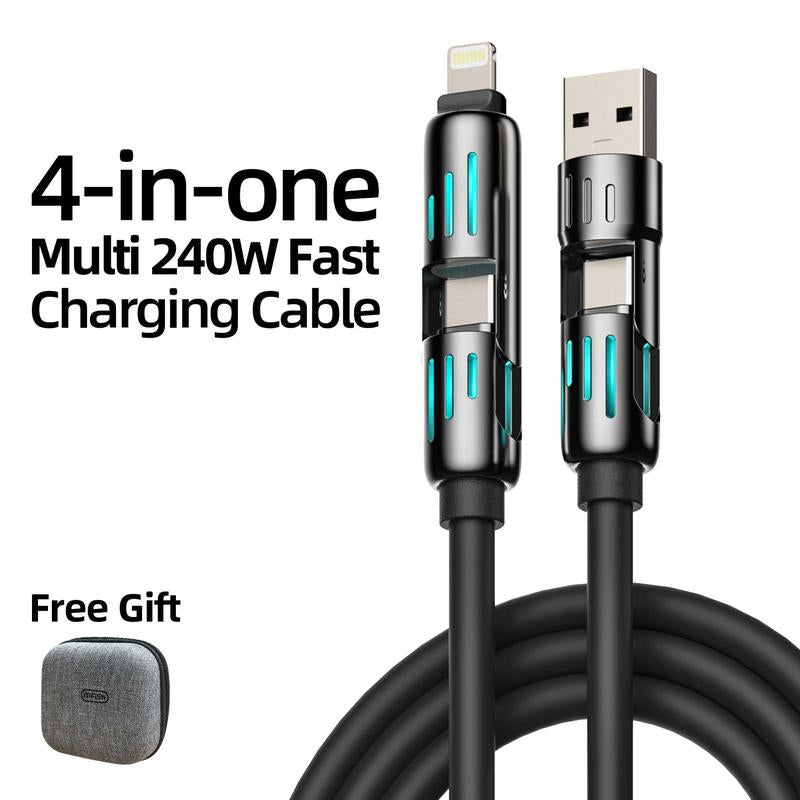 Charging Cable with USB A, Type C