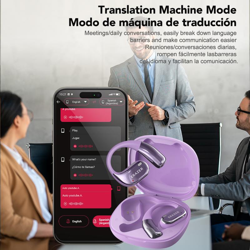 Best earbud translator with AI translation, supporting 135 languages.