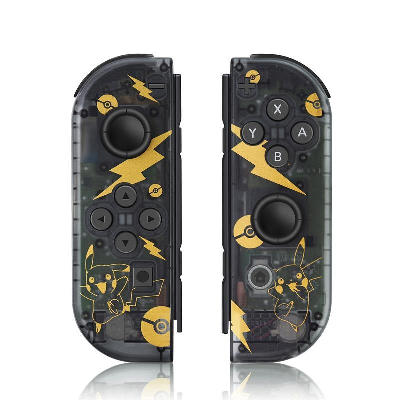 RGB LED wireless Joy Con controller for Nintendo Switch with dual vibration